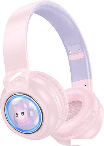 Наушники Hoco W50 (розовый)