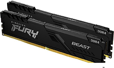 Оперативная память Kingston FURY Beast 2x16GB DDR4 PC4-28800 KF436C18BBK2/32