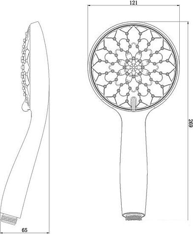 Душевая лейка Lemark LM8121C