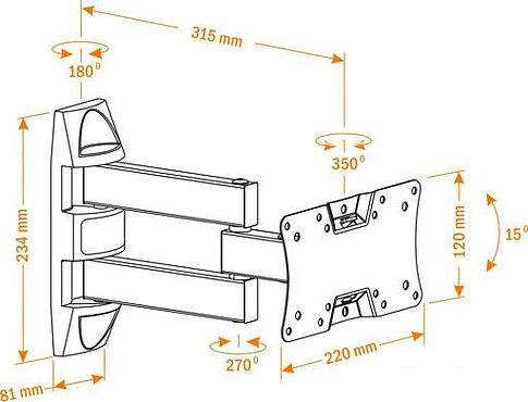 Кронштейн Holder LCDS-5065
