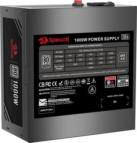 Блок питания Redragon RGPS-1000W 71811