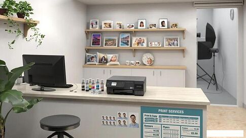 МФУ Epson EcoTank L8100 (черный)