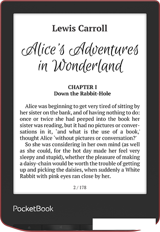 Электронная книга PocketBook A4 634 Verse Pro (страстно-красный)