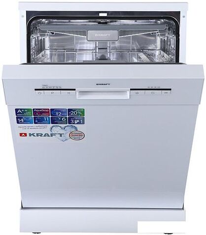 Отдельностоящая посудомоечная машина Kraft KF-FDM606D1402W