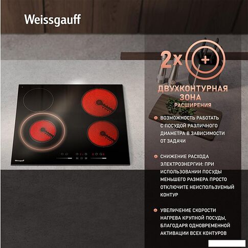 Варочная панель Weissgauff HV 641 BSG
