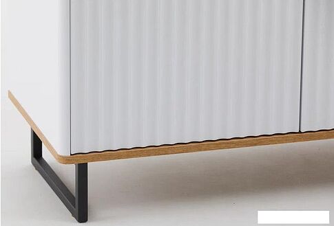 Комод Shtabe Royal 5051 эко (белый/дуб сантана/черный)