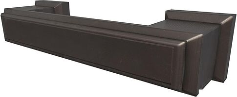 Готовая кухня Интерлиния Мила Деко 2.4Б (черный/белый/дуб бунратти)