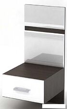 Тумба Стендмебель Вегас ТБ 2 (белый глянец-венге)