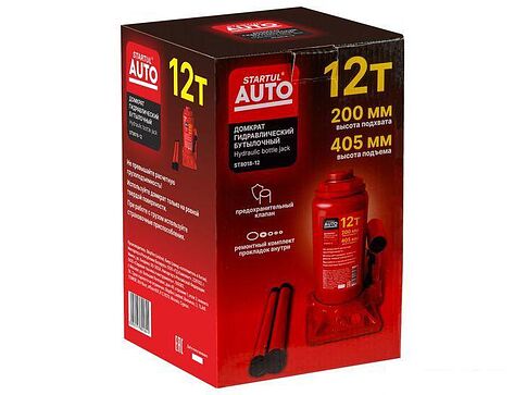 Бутылочный домкрат Startul Auto ST8018-12 12т