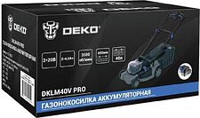 Газонокосилка Deko DKLM40V Pro 063-3008 (с 2-мя АКБ) Газонокосилка Deko DKLM40V Pro 063-3008 (с 2-мя АКБ)