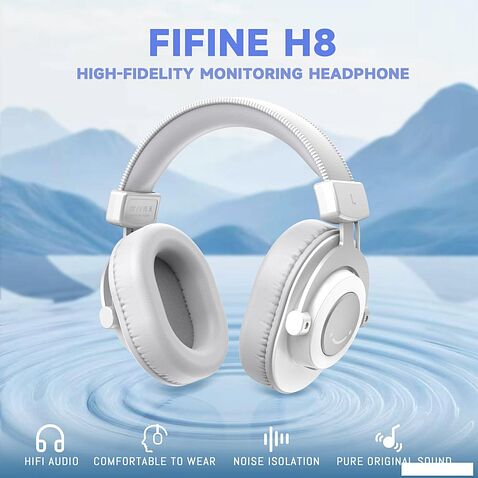 Наушники FIFINE H8 (белый)