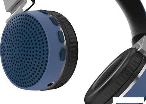 Наушники Ritmix RH-460BTH (синий)