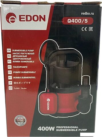 Дренажный насос Edon Q400/5