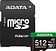 Карта памяти ADATA SPEED PLUS microSDXC 512GB UD512GUI3V30A2SP-RA1 (с адаптером)