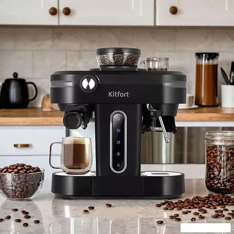 Рожковая кофеварка Kitfort KT-7375