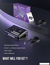 Микшерный пульт FIFINE SC8 (черный)