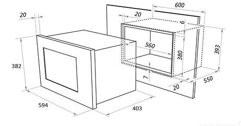 Микроволновая печь Akpo MEA 925 08 SEA01 BL