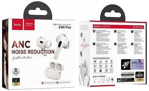 Наушники Hoco EQ9 Plus (молочный)