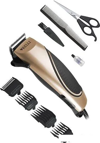Машинка для стрижки KELLI KL-7010 (золотистый)