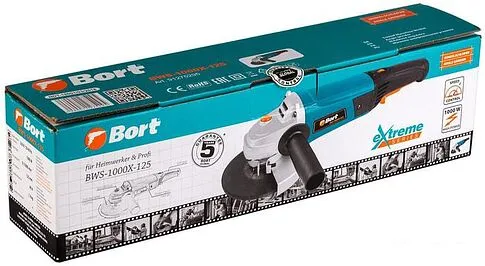 Угловая шлифмашина Bort BWS-1000X-125