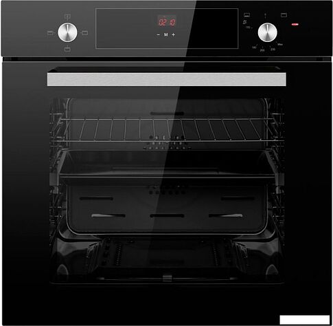 Газовый духовой шкаф Weissgauff WGO 706 D Black Glass
