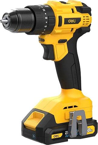 Ударная дрель-шуруповерт Deli EDC150 (с 2-мя АКБ)