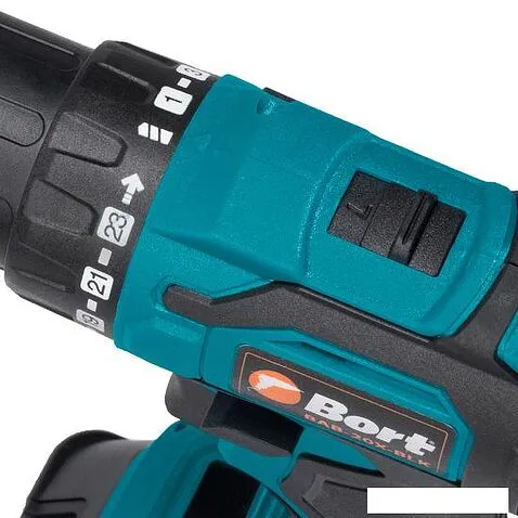 Дрель-шуруповерт Bort BAB-20X-BLK (с 2-мя АКБ, кейс)