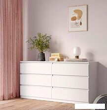 Комод MyStar Сноули ИВ-121.09.00 (белый)