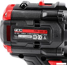 Дрель-шуруповерт TEH TDBL1020-2B (с 2-мя АКБ, кейс)