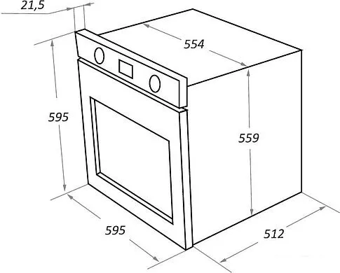 Духовой шкаф MAUNFELD EOEFG.566RBG.RT