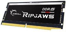 Оперативная память G.Skill Ripjaws 16ГБ DDR5 SODIMM 4800МГц F5-4800S4039A16GX1-RS Оперативная память G.Skill Ripjaws 16ГБ DDR5 SODIMM 4800МГц F5-4800S4039A16GX1-RS