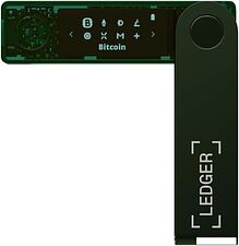 Аппаратный криптокошелек Ledger Nano X (темно-зеленый)