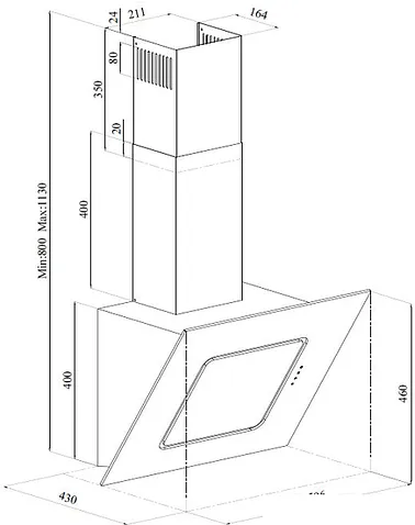 Кухонная вытяжка BEKO HCA 62540 B