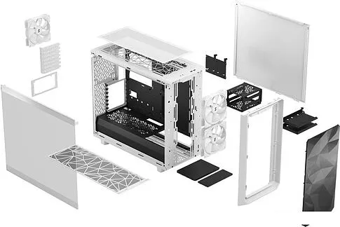 Корпус Fractal Design Meshify 2 Lite White TG Clear FD-C-MEL2A-04