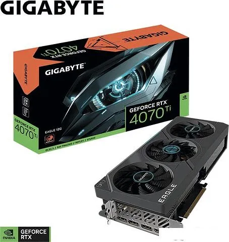 Видеокарта Gigabyte GeForce RTX 4070 Ti Eagle 12G GV-N407TEAGLE-12GD
