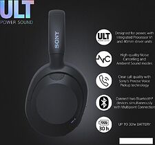 Наушники Sony ULT Power Sound Wear WH-ULT900N (черный)