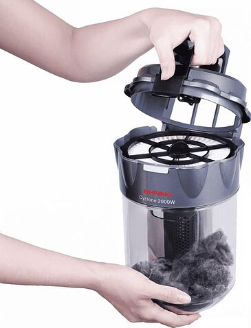 Пылесос Shivaki VCC0220 (с контейнером, винный)