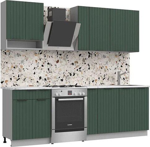 Готовая кухня Arvento АНТА-плюс 1.8м (зеленый)