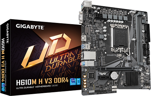 Материнская плата Gigabyte H610M H V3 DDR4 (rev. 1.0)