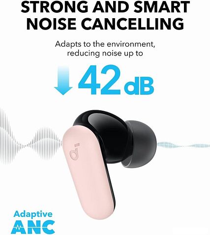 Наушники Anker Soundcore P30i (розовый)