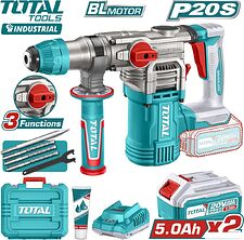 Перфоратор Total TRHLI202885 (с 1-им АКБ, кейс)