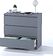 Комод Mio Tesoro Варма 3 (серый)