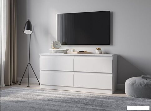 Комод НК-Мебель Stern ТВ-4Я 127 72677769 (белый)