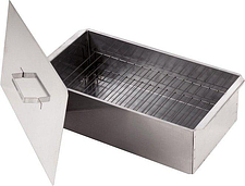 Мангалы, грили, барбекю НПО Кедр С поддоном 50x27x17.5 К2-0.8БНП (0.8мм, нержавеющая сталь)