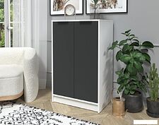 Тумба Интерлиния Концепт КТ-Т64 (антрацит/белый платинум)