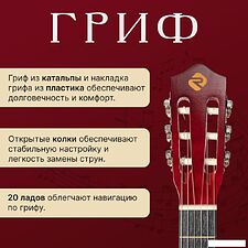 Акустическая гитара ROKSO FT-C-B39-N