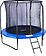 Батут Sundays JumpX 8FT (синий, с сеткой, с лестницей)