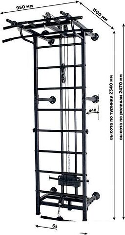 Силовой комплекс Формула здоровья Крафт SystemLight 3в1 Flexter Formula (белый/черный)