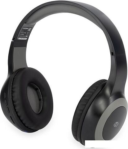 Наушники Digma BT-15 (черный/серый)