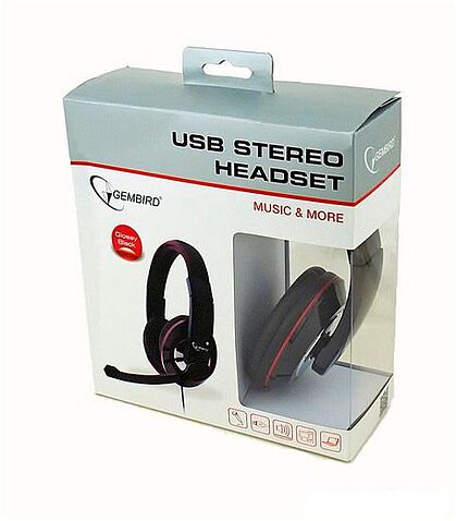 Наушники с микрофоном Gembird MHS-U-001